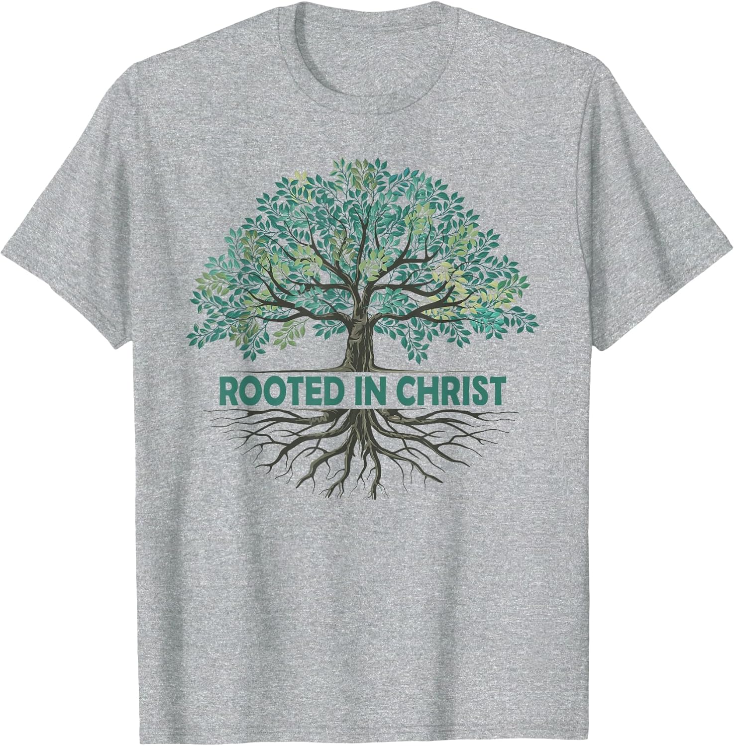Rooted in Christ Tree God Roots Jesus Christians