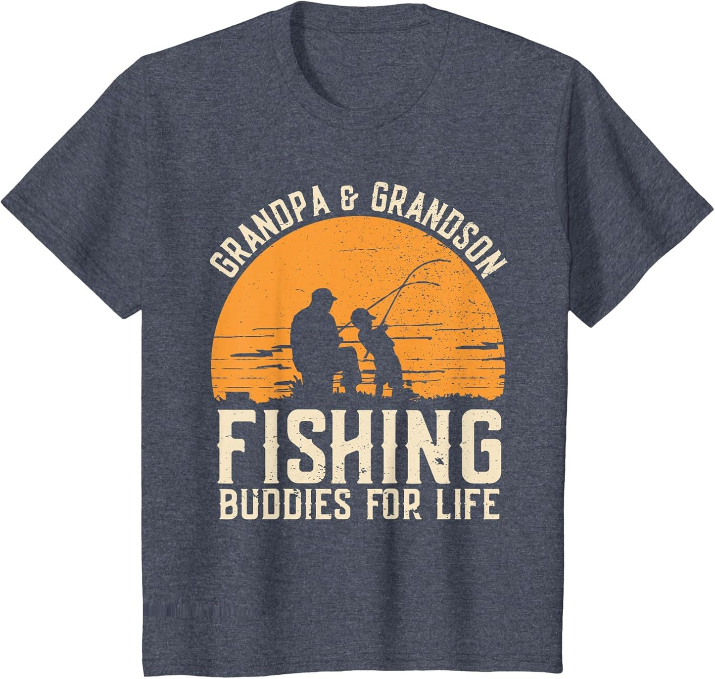 Fishing Buddies Grandpa and Grandson Fathers Day Matching