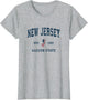 New Jersey Vintage American Flag USA Sports Design