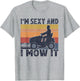 I'm Sexy and I Mow It Vintage Funny Riding Lawn Mower