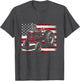 Old Farmall Cub Tractor American Flag Patriotic Farming Farm