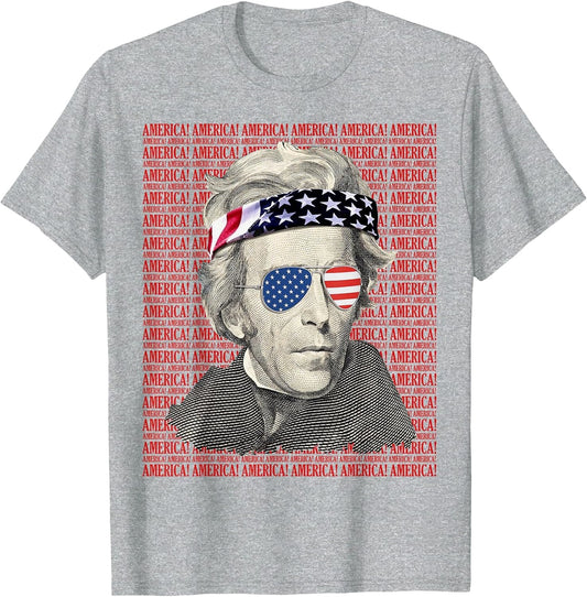 Andrew Jackson America! Patriotic USA Vintage 4th of July