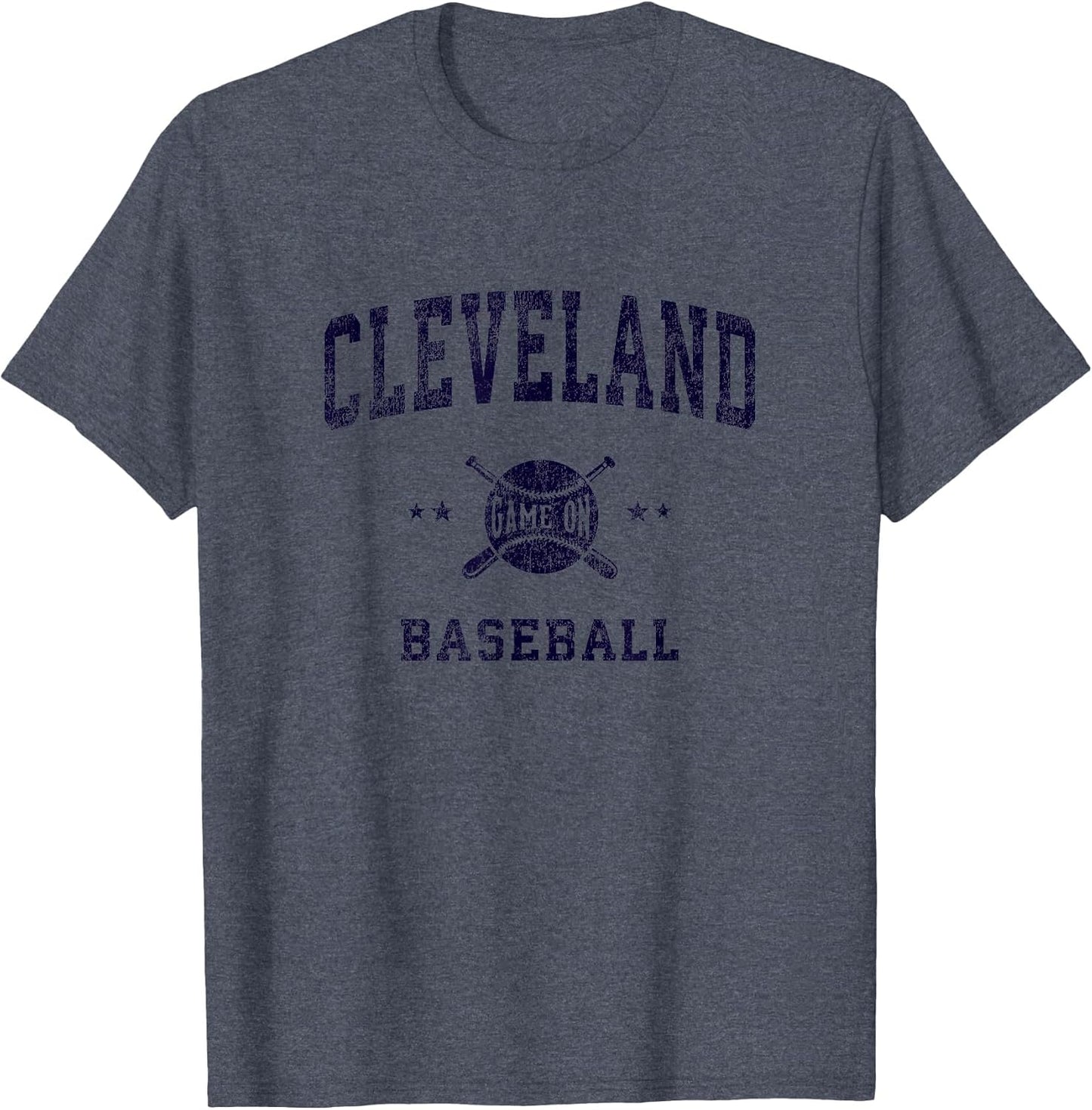 Cleveland Vintage Baseball Throwback Retro Design