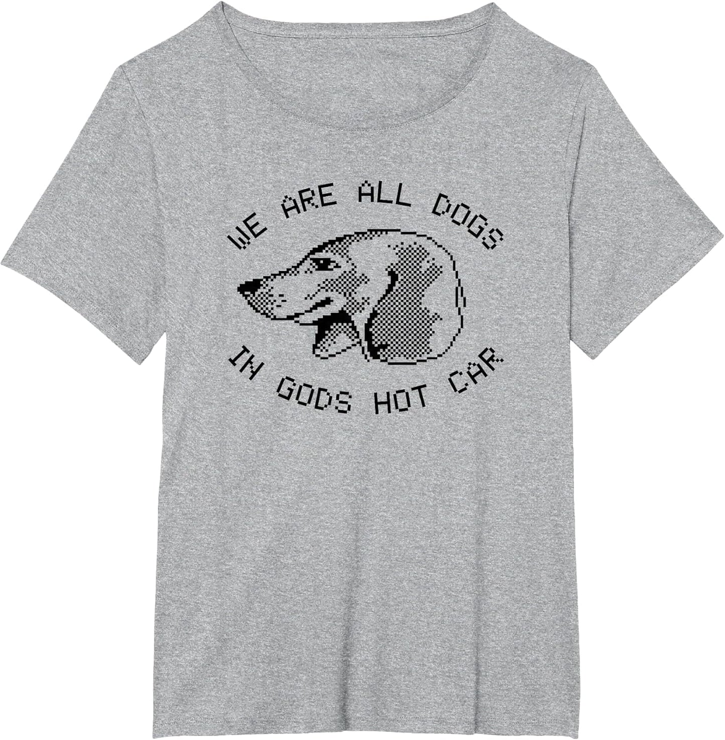 We are All Dogs in Gods Hot Car - Meme