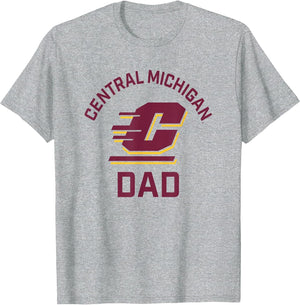 Central Michigan University CMU Chippewas Arched Dad