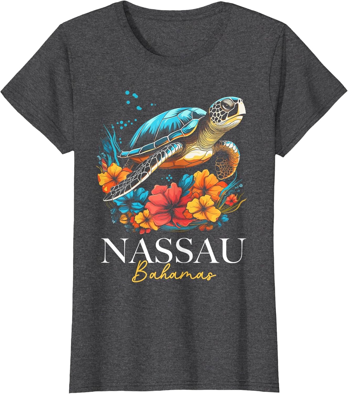 Nassau Bahamas Sea Turtle Diving Surfer Souvenir