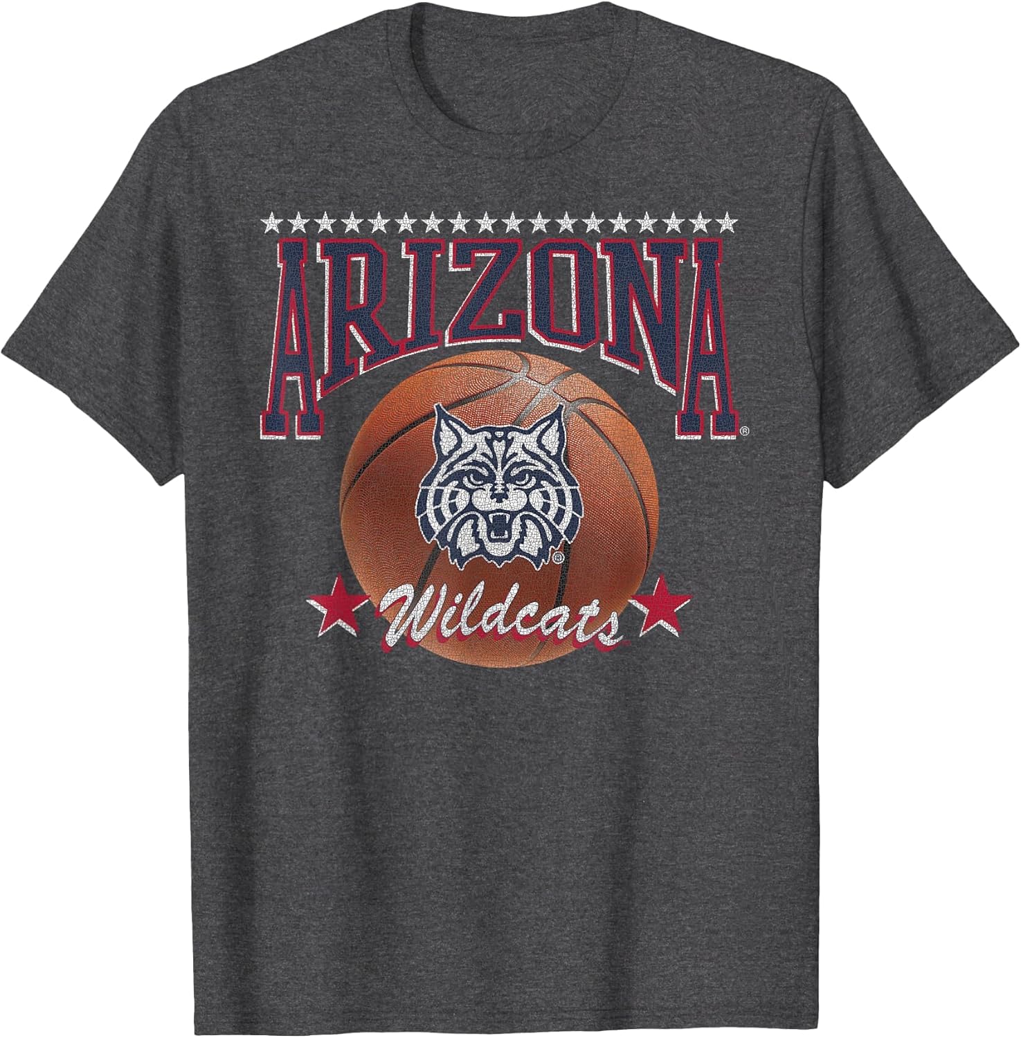 Arizona Wildcats Basketball Vintage Stars