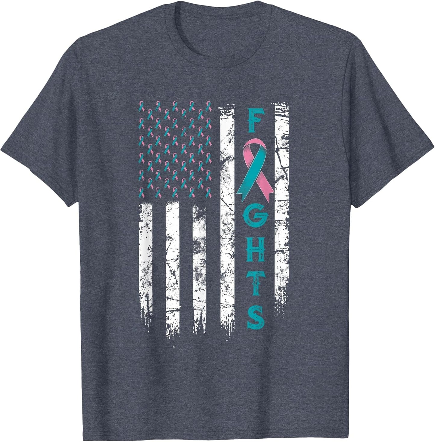 US Flag Fighter BRCA Awareness