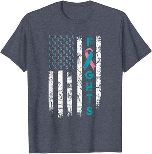 US Flag Fighter BRCA Awareness