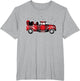 Red Buffalo Plaid Pickup Truck Happy Valentine's Day Heart