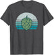 Hops Lover Vintage Beer Graphic Dark Sunset Hop Illustration