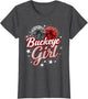 Buckeye Girl Pom-Poms Vintage Sports Ohio Home State