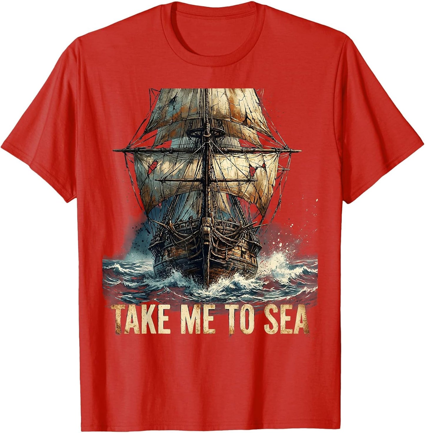 Take Me To Sea Boating Nautical Design