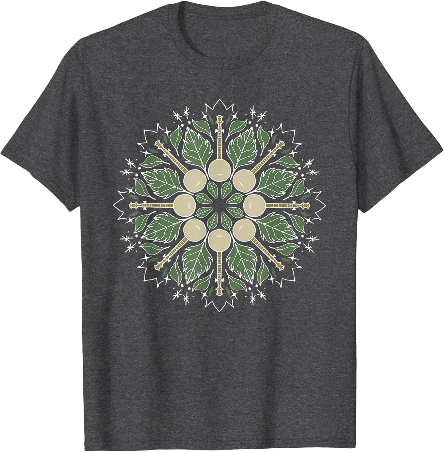 Banjo Mandala Bluegrass, Mindfulness & Nature Graphic