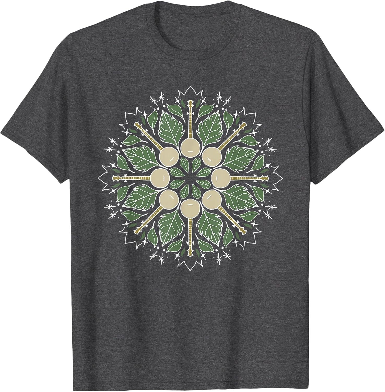Banjo Mandala Bluegrass, Mindfulness & Nature Graphic