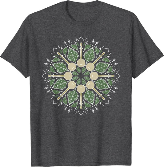 Banjo Mandala Bluegrass, Mindfulness & Nature Graphic