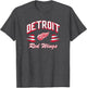Detroit Red Wings Retro Diamond Dark Heather Licensed