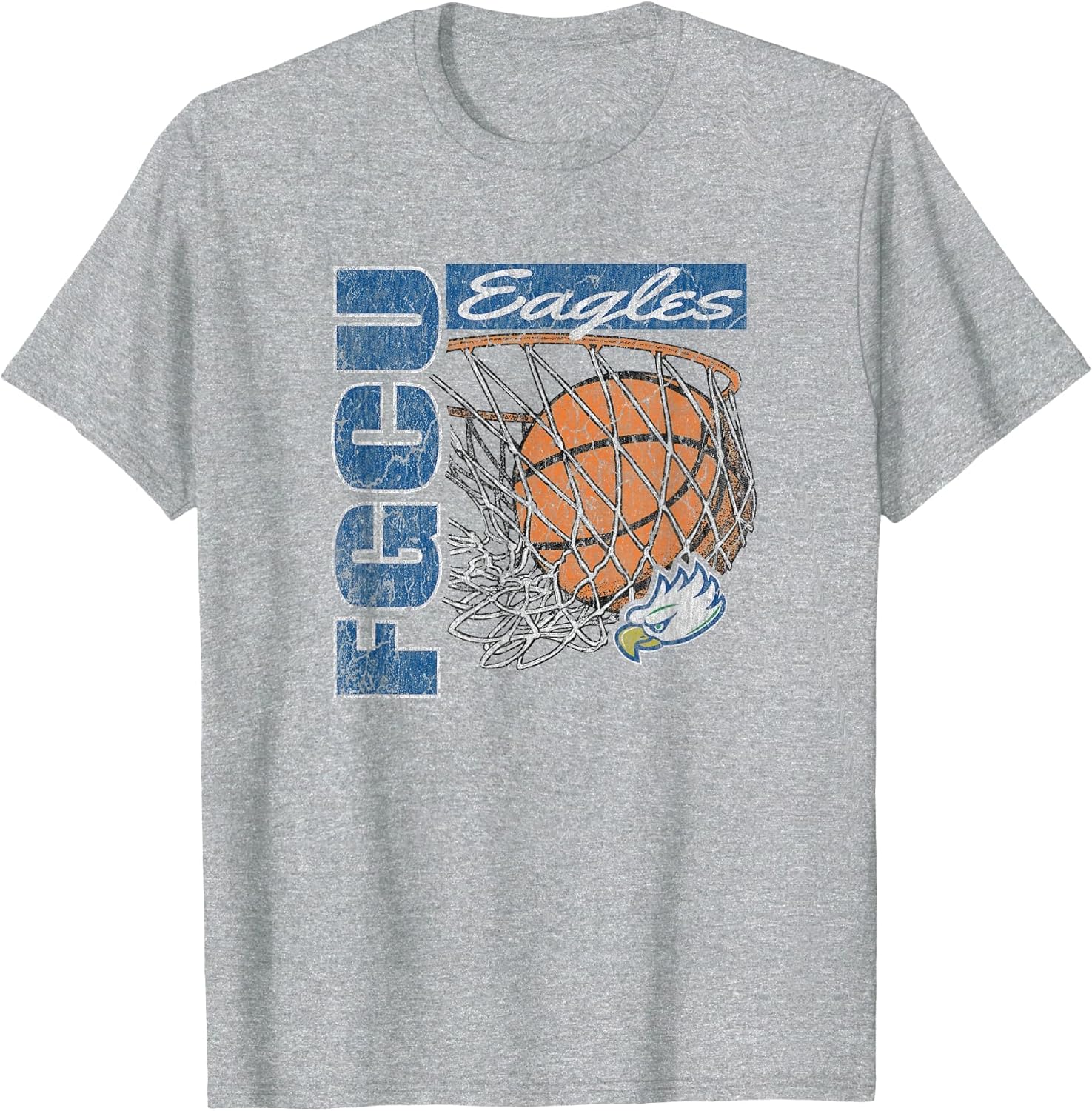 Florida Gulf Coast Eagles Vintage Basketball 90's Gray