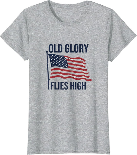 Old Glory Flies High Patriotic Design