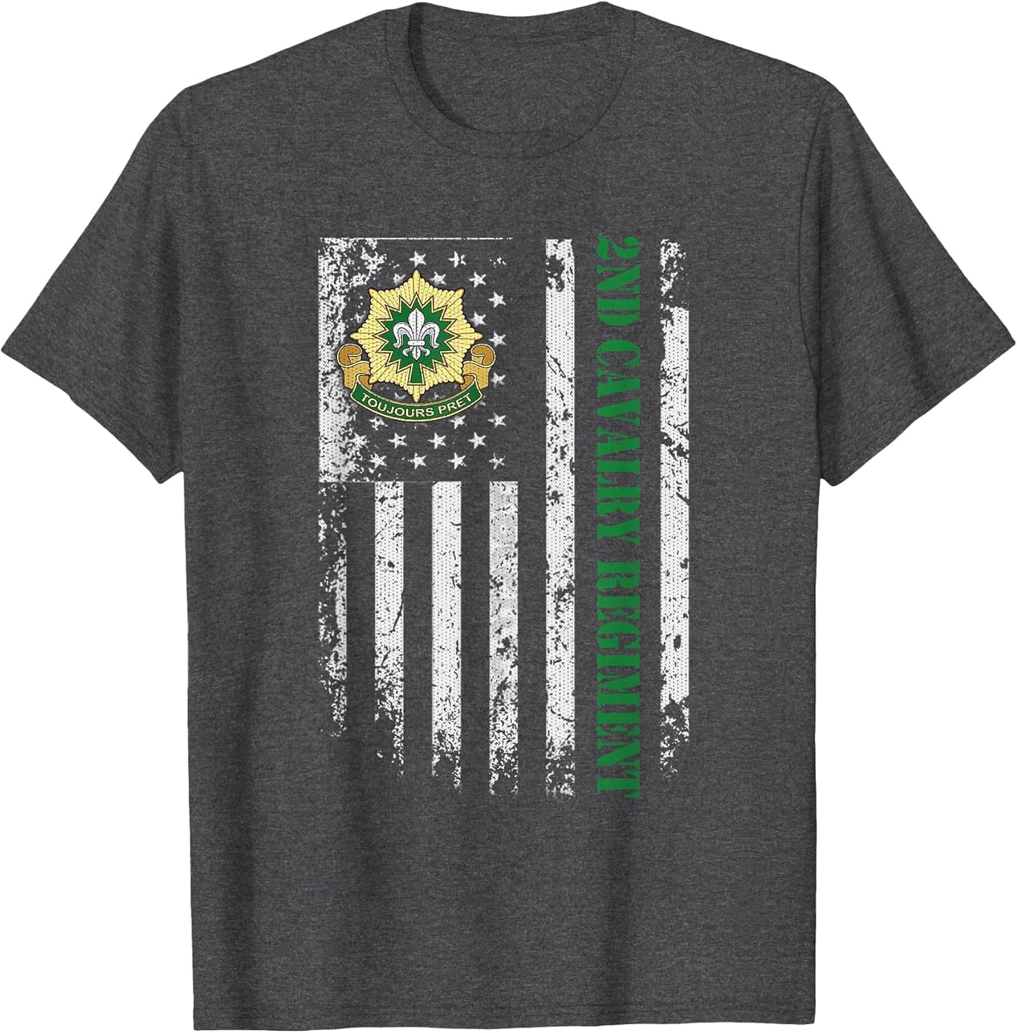 2nd Armored Cavalry Regiment Veteran USA Flag Veterans Day
