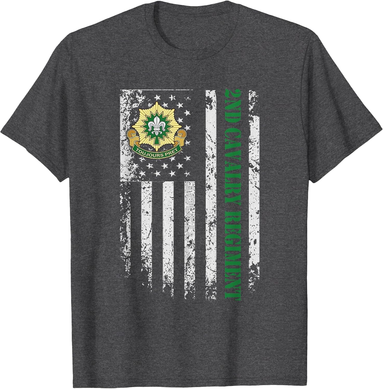 2nd Armored Cavalry Regiment Veteran USA Flag Veterans Day