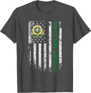 2nd Armored Cavalry Regiment Veteran USA Flag Veterans Day