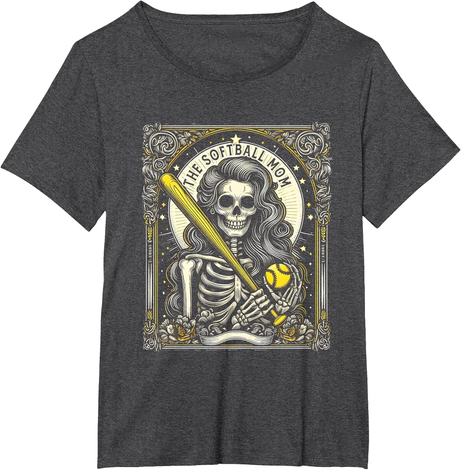 Softball Mom Tarot Card Skeleton Softball Mama Mothers Day
