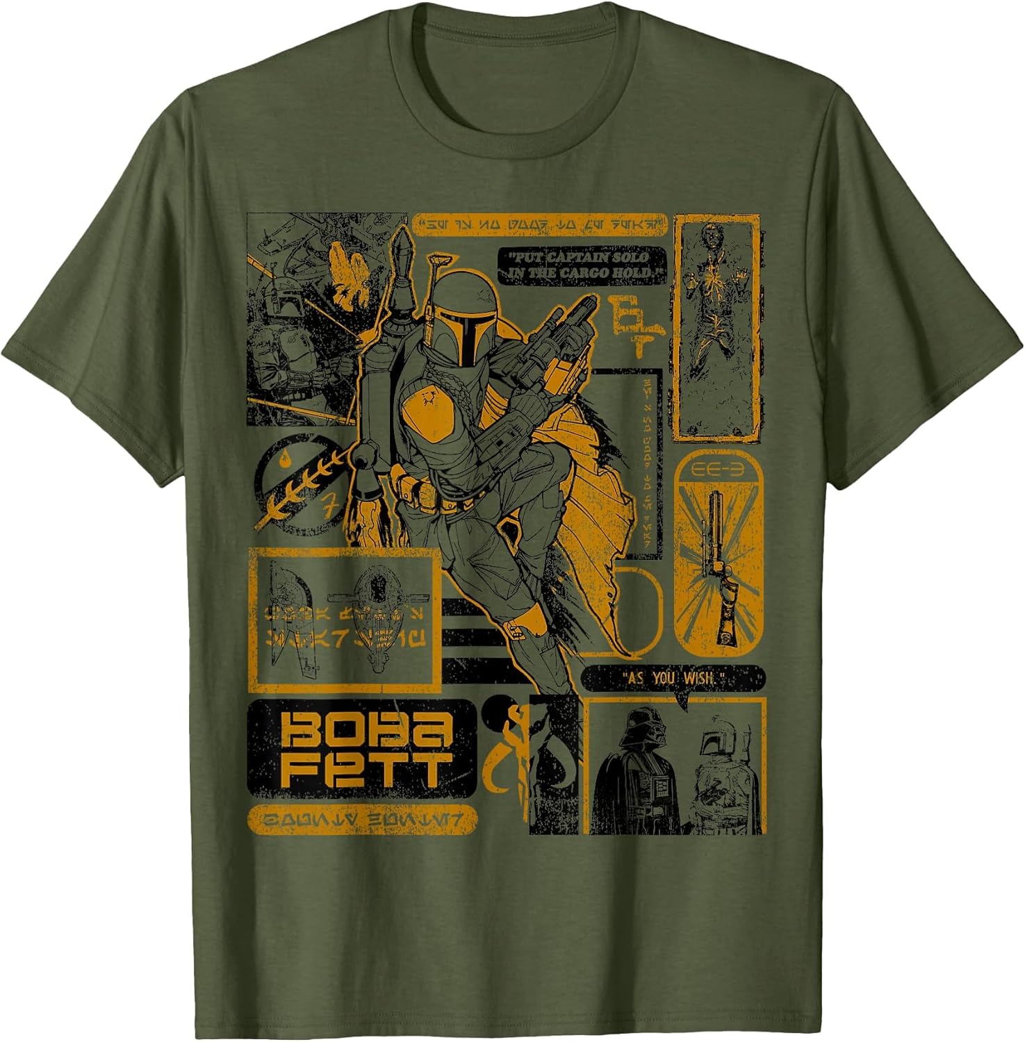Star Was Boba Fett Retro Mandalorian Poster