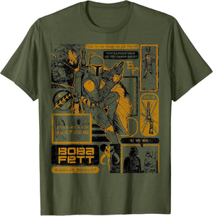 Star Was Boba Fett Retro Mandalorian Poster