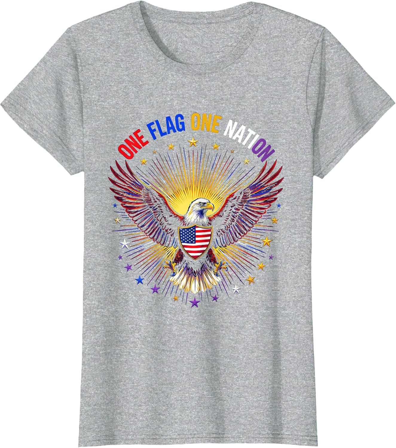 One Flag One Nation American Flag Patriotic Design