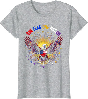 One Flag One Nation American Flag Patriotic Design