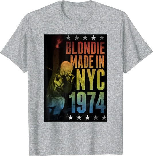 Blondie Rainbow Made in NYC 1974 Vintage Band