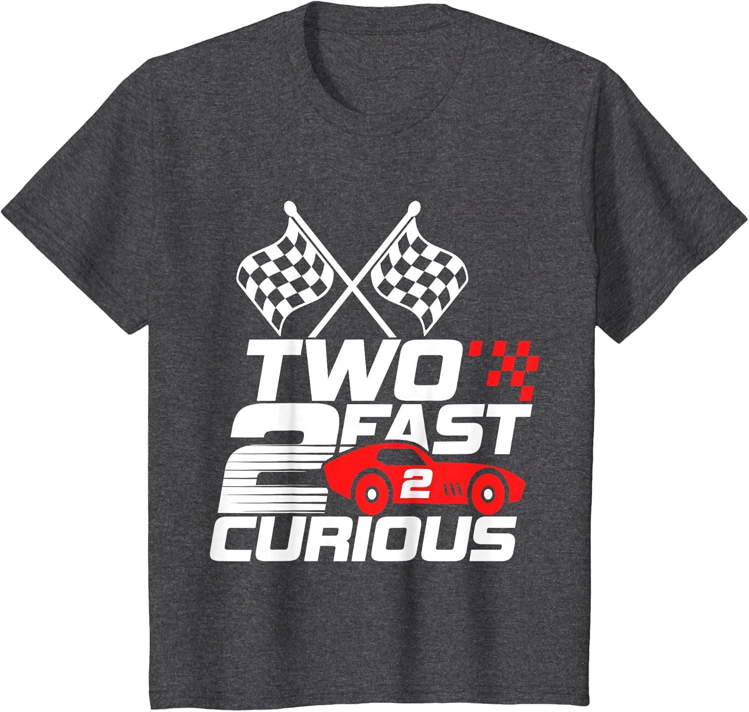 Two Fast 2 Curious Race Car 2nd Birthday Toddler Boy Girl