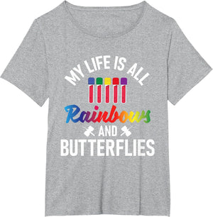 Rainbows and Butterflies - Phlebotomy Nurse Phlebotomist