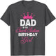 Dad of The Sweet Sixteen Birthday Girl 16th Pink Crown