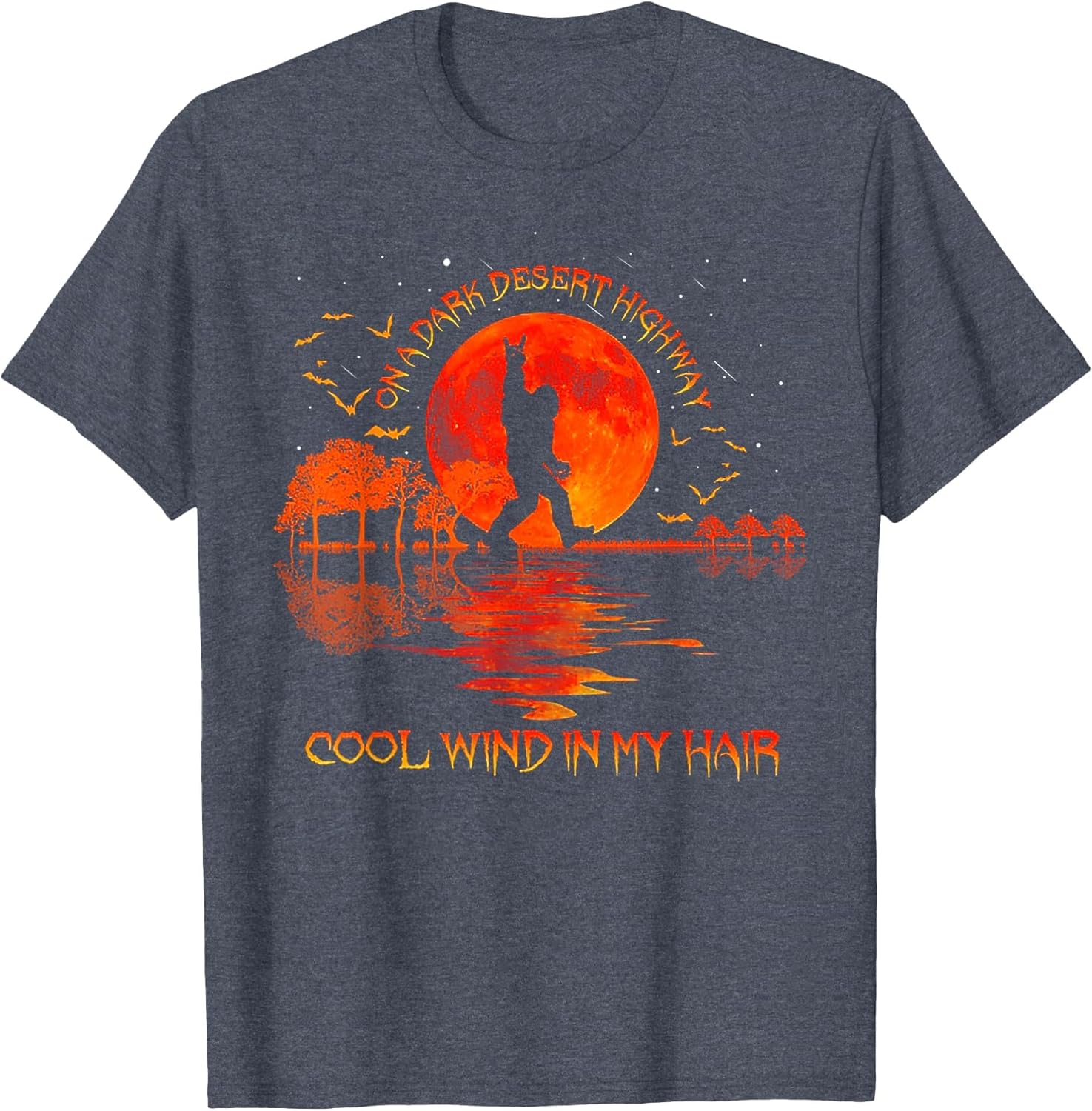 Bigfoot On A Dark Desert Highway Hand Rock and Roll