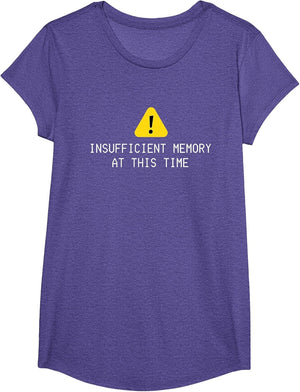 Insufficient Memory at This Time Funny Tech Error