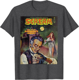 Halloween Horror Vintage Skull Monster Comic Book Retro