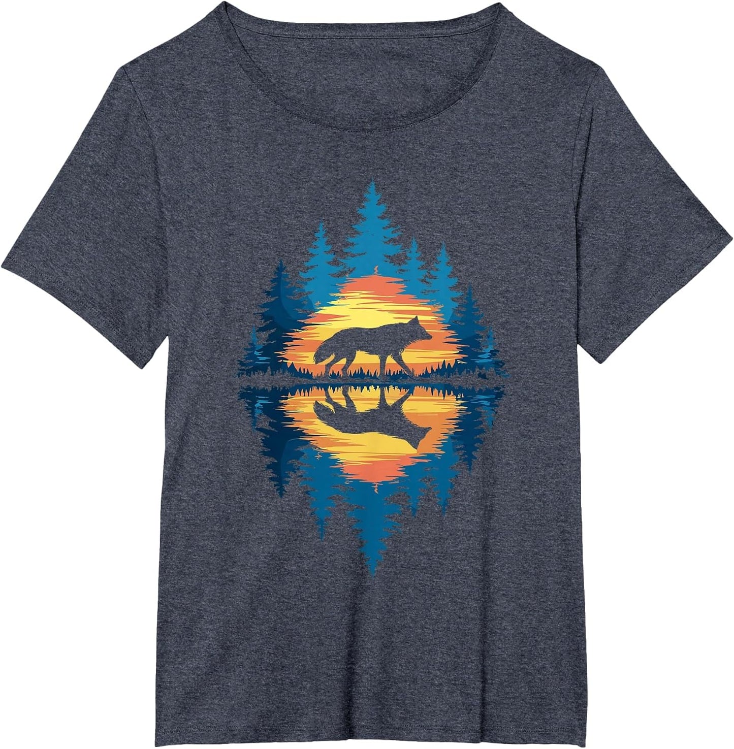 Wolf Forest Nature Wildlife Outdoor Men Women Kids Boys