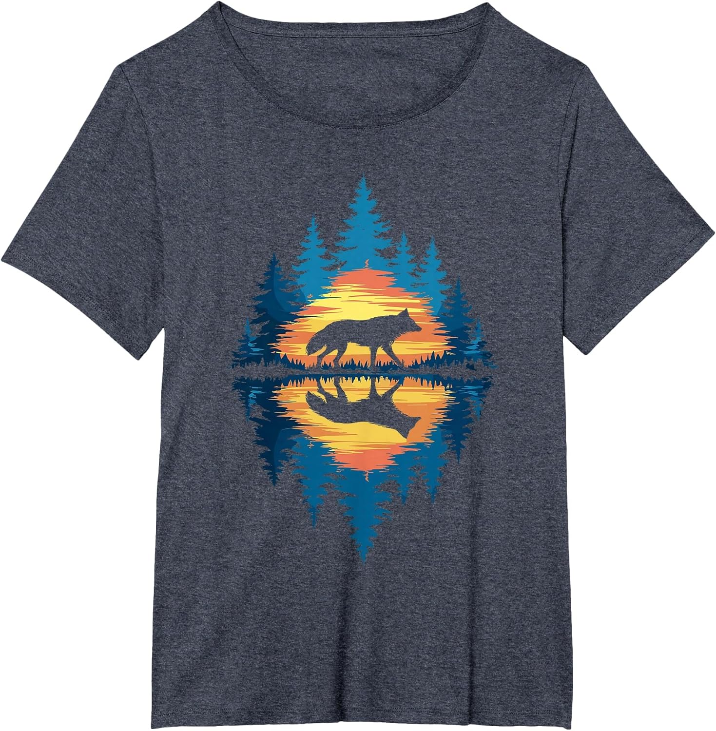 Wolf Forest Nature Wildlife Outdoor Men Women Kids Boys