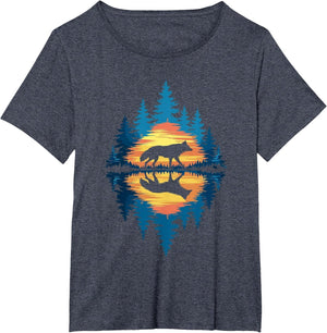 Wolf Forest Nature Wildlife Outdoor Men Women Kids Boys