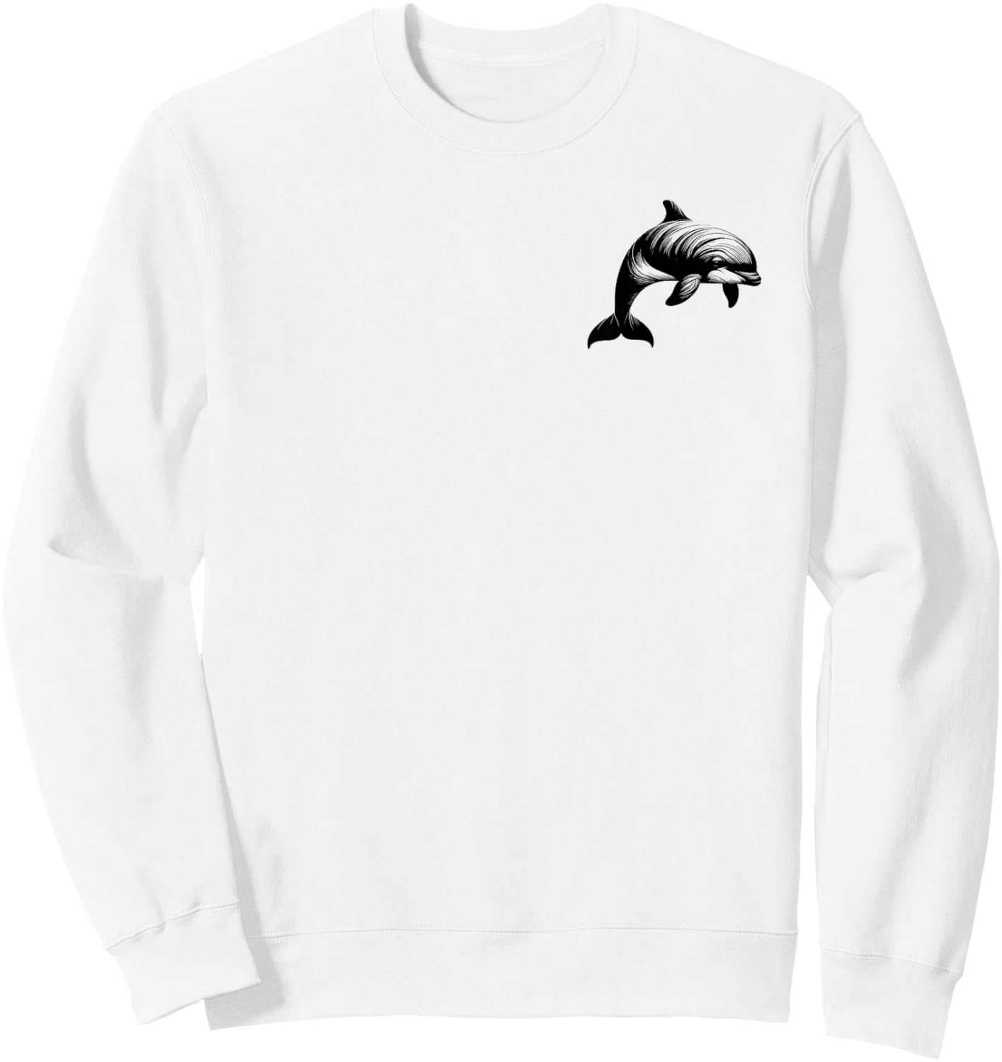 Porpoise Dad Mom Lover - Monochromatic Porpoise Sweatshirt - Sweatshirt | White