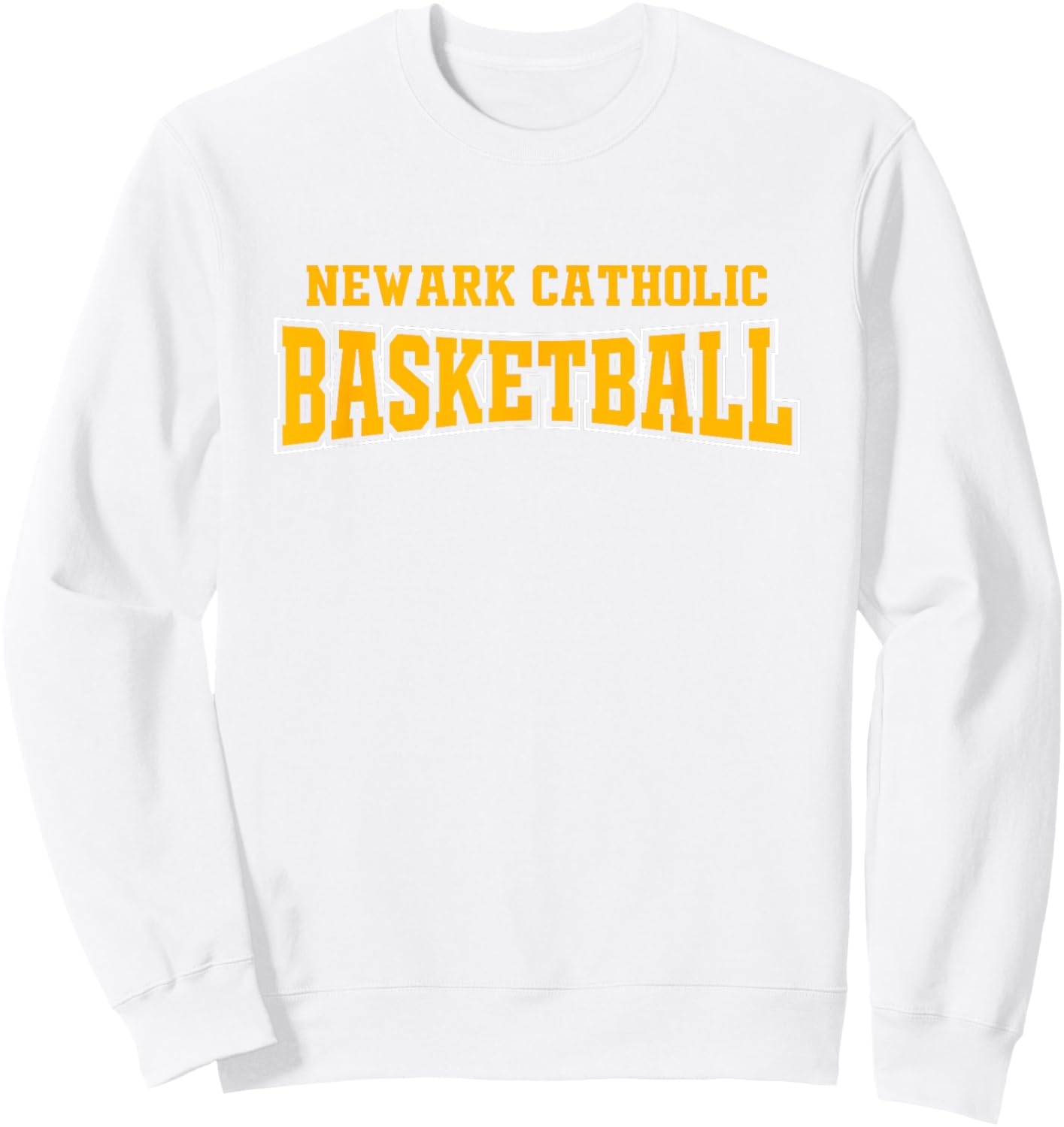 Newark Catholic High School Basketball Warp HS Sweatshirt - Sweatshirt | White