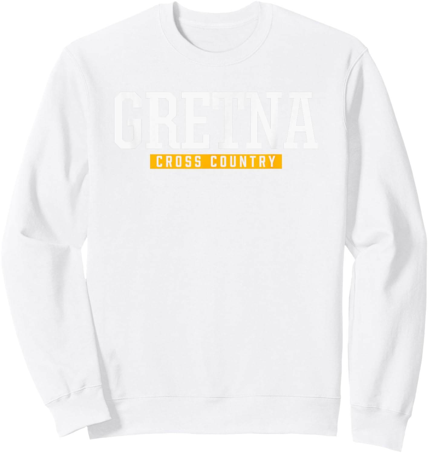 Gretna High School Cross Country Sweatshirt - Sweatshirt | White