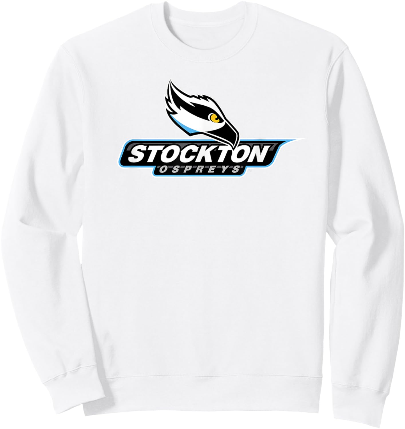 Stockton University Ospreys Logo Sweatshirt - Sweatshirt | White