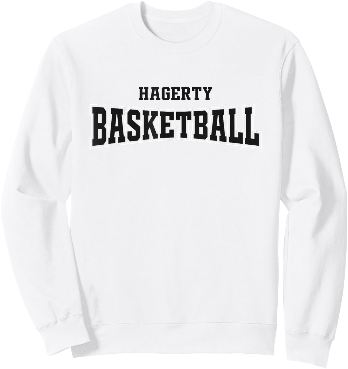 Hagerty High School Basketball Warp HS Sweatshirt - Sweatshirt | White