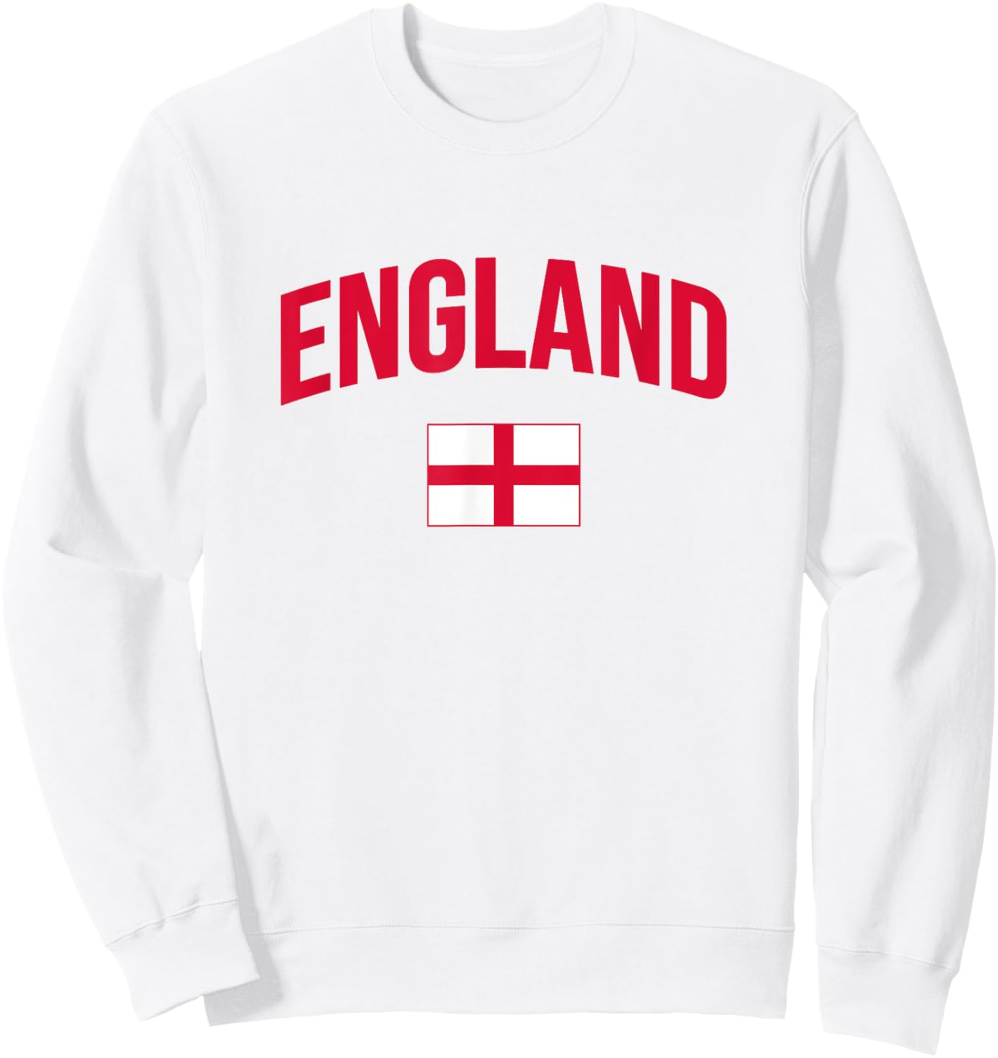ENGLAND - Throwback Design - Flag of England - Classic Sweatshirt - Sweatshirt | White