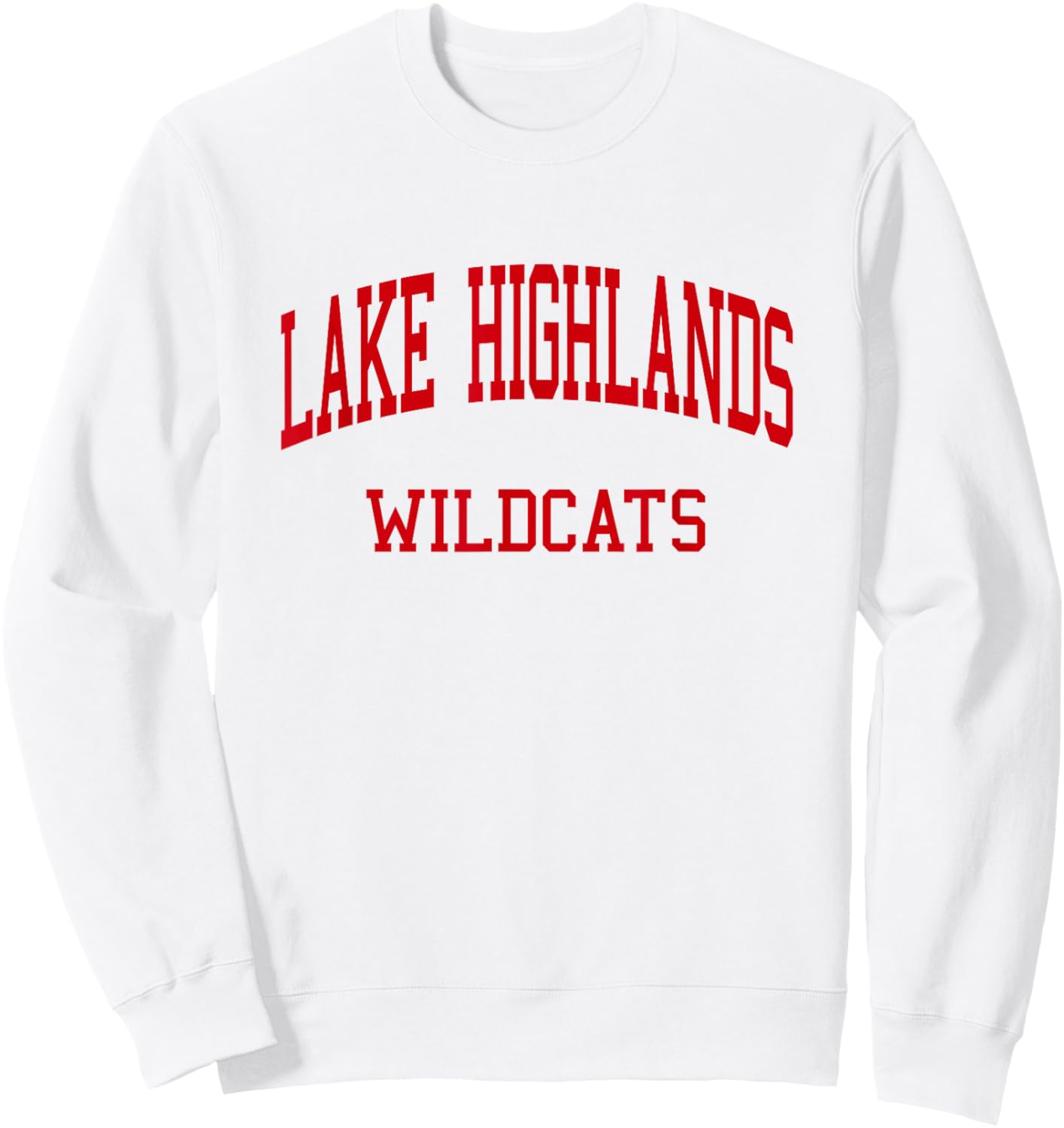 Lake Highlands High School HS Dallas TX Retro Sweatshirt - Sweatshirt | White
