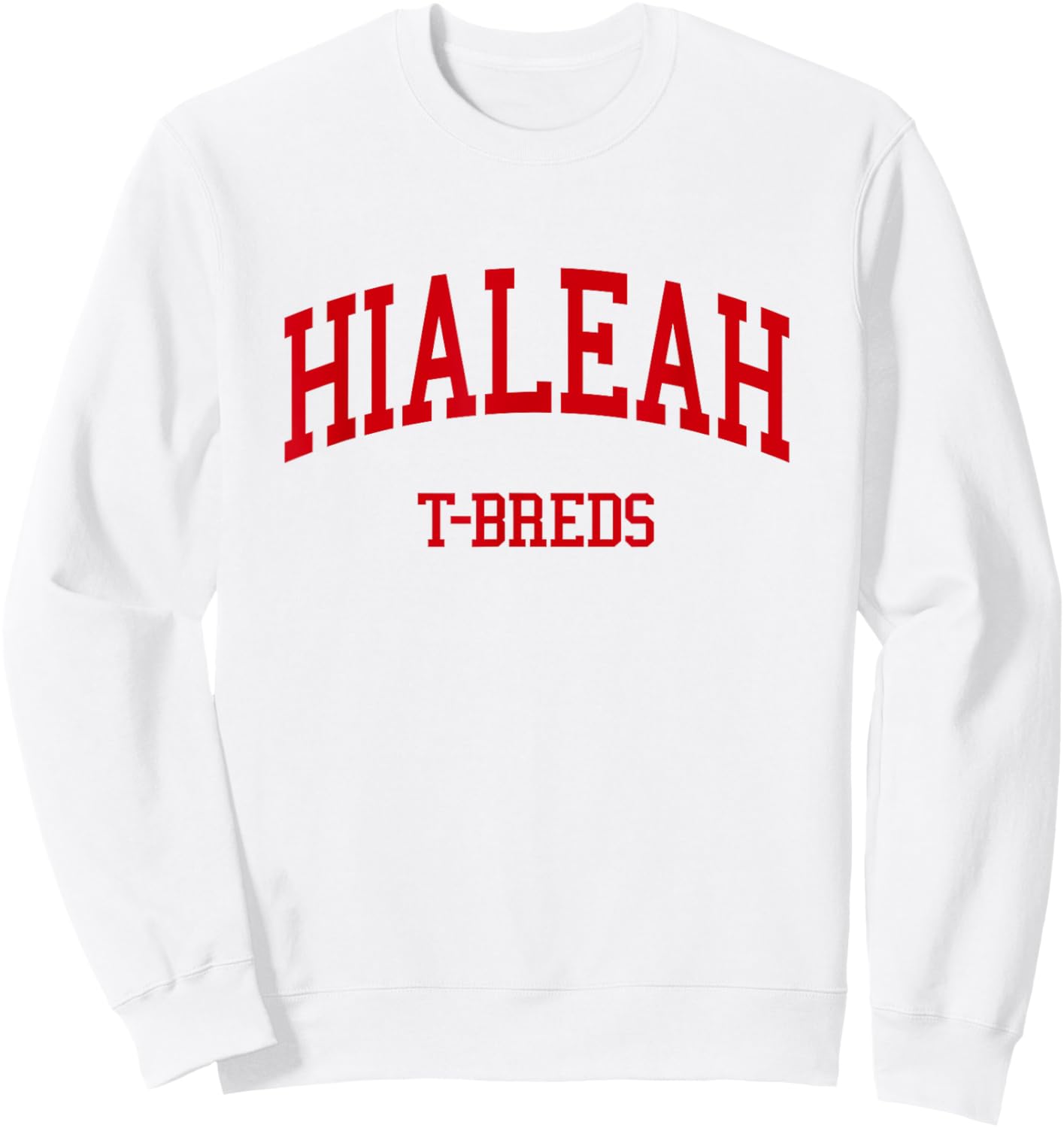 Hialeah High School HS Hialeah FL Retro Sweatshirt - Sweatshirt | White