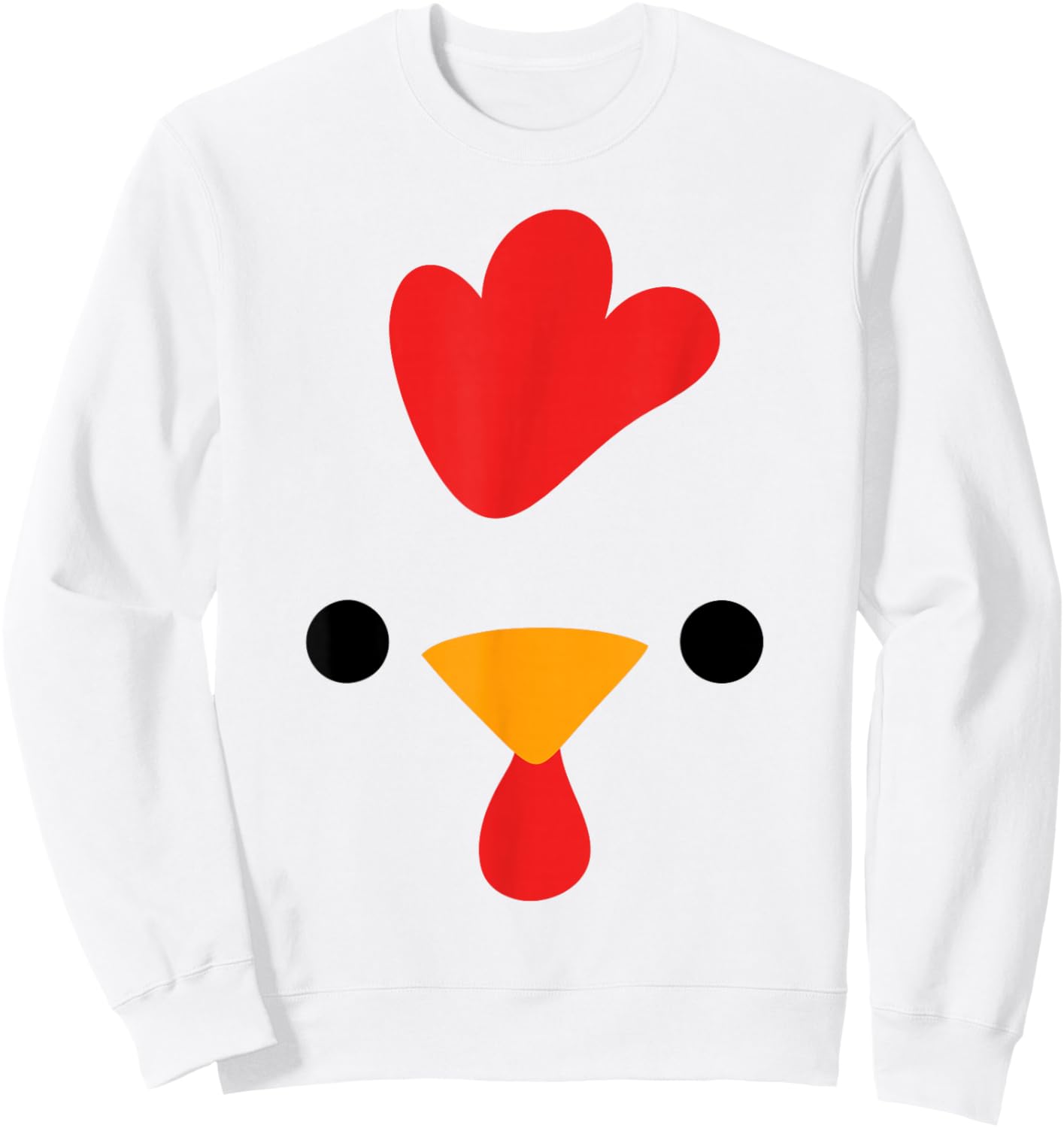Chicken Halloween Costume Shirt Funny Adults Kids Sweatshirt - Sweatshirt | White